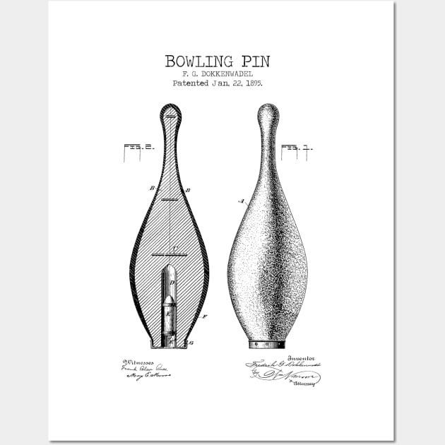 BOWLING PIN Wall Art by Dennson Creative